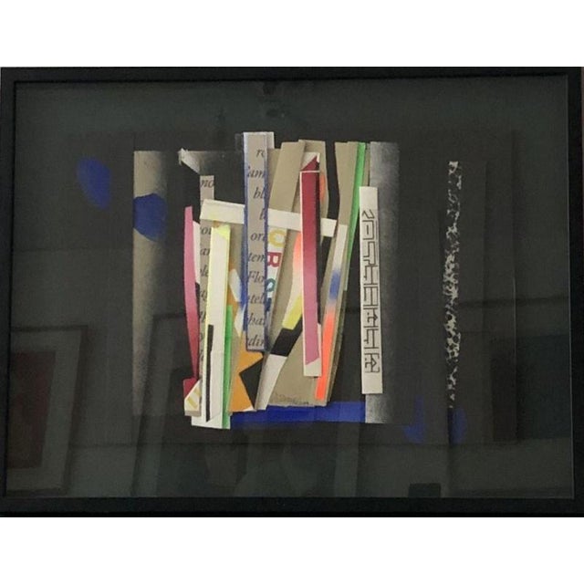 Modern Bertrand Dorny, Untitled, 1989, Collage, Framed For Sale - Image 3 of 4