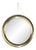 Mid-Century Italian Brass Narciso Mirror by Sergio Mazza for Artemide, 1960s For Sale