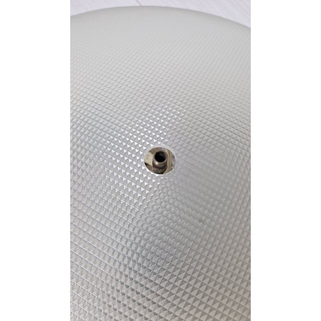 Ceiling Light in Aluminum, Glass, and Brass from Stilnovo, 1950s For Sale - Image 9 of 11