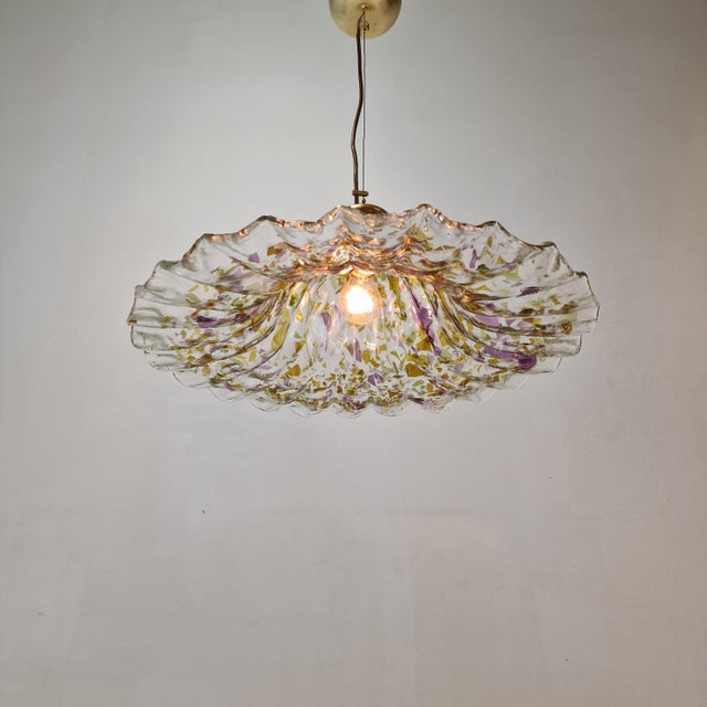 Murano Glass Pendant Lamp by La Murrina, Italy, 1980s For Sale - Image 4 of 15