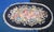 Karastan Decorette Floral Bouquet Modern Oval Area Rug Mat 60" For Sale - Image 4 of 14