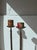 Brutalist Large Heavy Vintage Iron Swirl Floor Candle Holders For Sale - Image 3 of 11