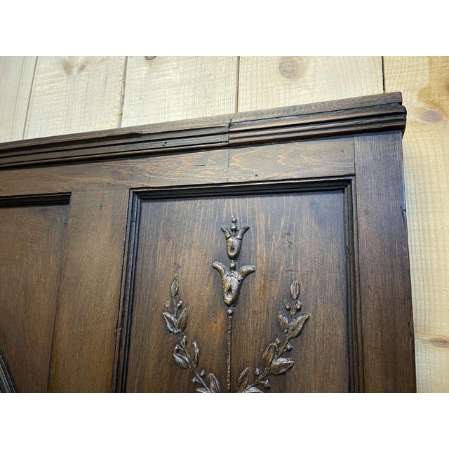 Antique Mirror in Oak, 1900s For Sale - Image 4 of 11