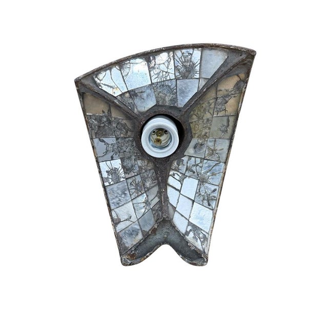 Vintage Industrial Mirrored Pendant Light by Esla, 1920s For Sale - Image 15 of 18