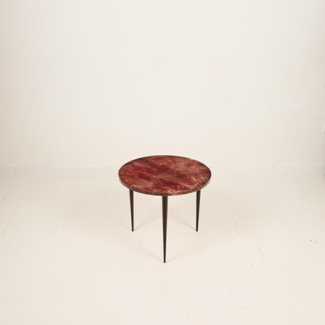 Paper Low Parchment Table by Aldo Tura, 1950s For Sale - Image 7 of 18