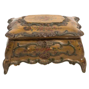 1930s Painted Italian Trinket Box