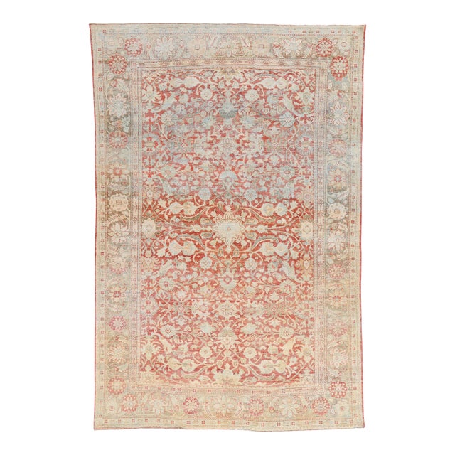 Antique Persian Mahal Rug - 07'00 x 10'06 For Sale