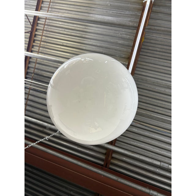 Metal 1970s Italian Modern Sphere Pendant For Sale - Image 7 of 11