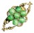 Art Deco (1920s-30s) Neiger Brothers of Gablonz, Czechoslovakia, Unsigned “Peking Jade” Glass Brooch For Sale