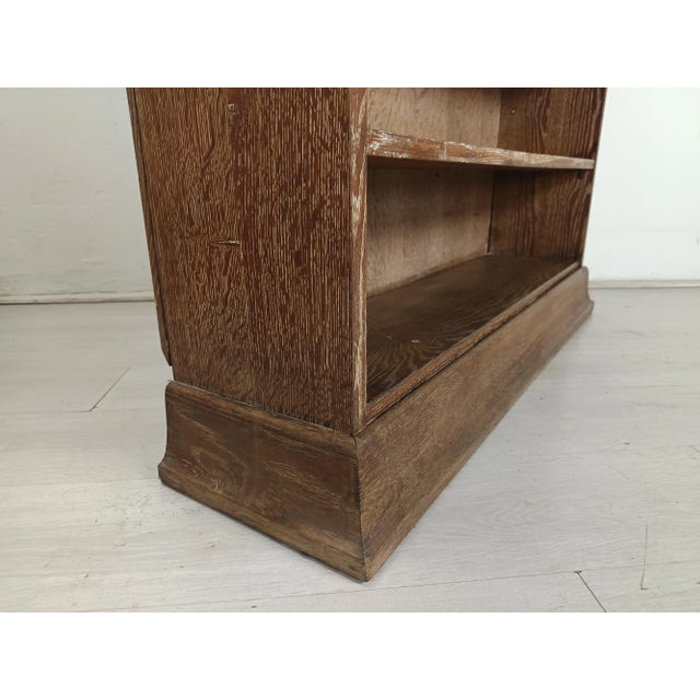 Art Deco Whitewashed Oak Shelf, 1920s For Sale - Image 10 of 18