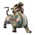 Gilt Bronze Cloisonné Enamel Mythical Beast Figure For Sale