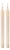 FIA WickBeige Textured Taper Candle (Set of 2) For Sale