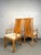 Mid 20th Century Set of 6 Vintage Burl Wood Dining Chairs For Sale - Image 4 of 12