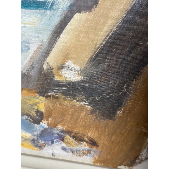 Carl Gunne, Coastal View, Grundsund, 1950s, Oil on Canvas, Framed For Sale - Image 13 of 18