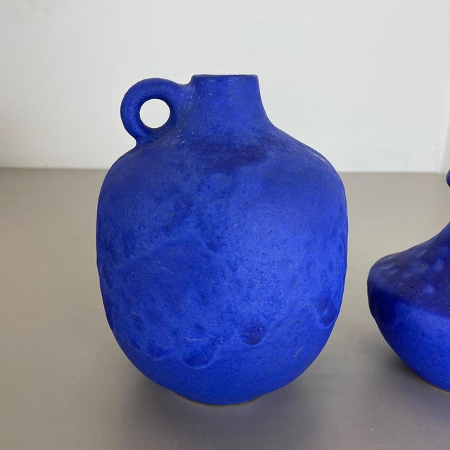 Ceramic Ceramic Studio Pottery Vases from Hartwig Heyne Ceramics, Germany, 1970s, Set of 2 For Sale - Image 7 of 18