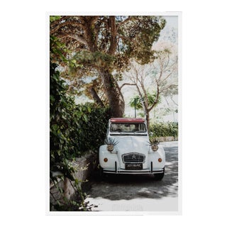 Eyelashes by Natalie Obradovich in White Framed Paper, Large Art Print For Sale