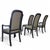 Late 20th Century Set of Six Reupholstered Grey Wood Dining Chairs For Sale - Image 17 of 18