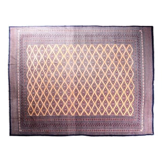 Pakistani Karachi Rug in Wool and Cotton For Sale