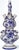 Mid-Century Modern Made in Italy Mid-Century Delft Style Tulipiere For Sale - Image 3 of 13