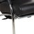 Black Rocky Lounge Chair in Black Leather from IP Design For Sale - Image 8 of 18