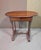 Early 20th C. Antique Spindle Leg Solid Wood Side Table 2 Way Drawer For Sale In Columbus - Image 6 of 7