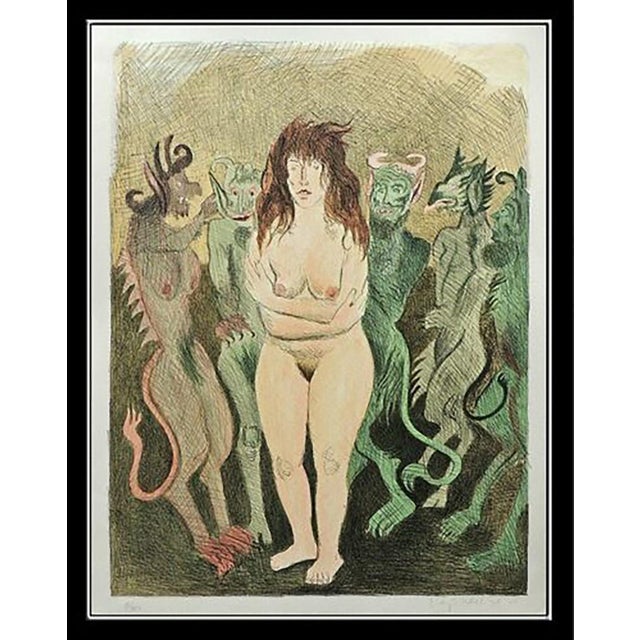 Message us to inquire about custom framing options! (Included for free with every purchase) The artwork is of impressive...