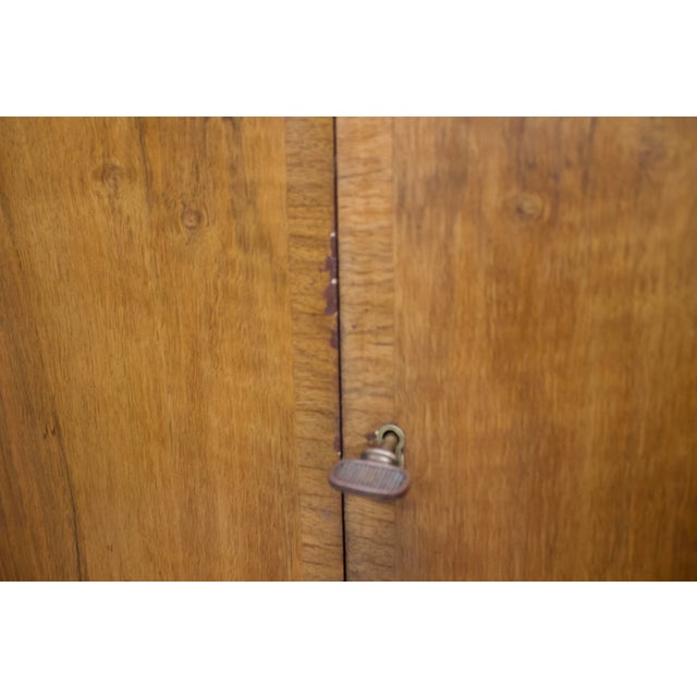 Vintage Burr Walnut Drinks Cabinet, 1930s For Sale - Image 11 of 12