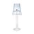 Dauphine Table Lamp with 3 oz Votive Oil Lamp, Corydalis Blue For Sale In Los Angeles - Image 6 of 6
