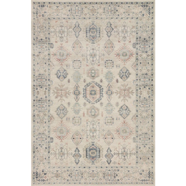 2010s Loloi Rugs Hathaway Beige/Multi 2'-0" x 5'-0" Area Rug For Sale - Image 5 of 5