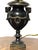 Antique Brass Fabric Shade Cherub Table Lamp, 1930s For Sale - Image 6 of 11