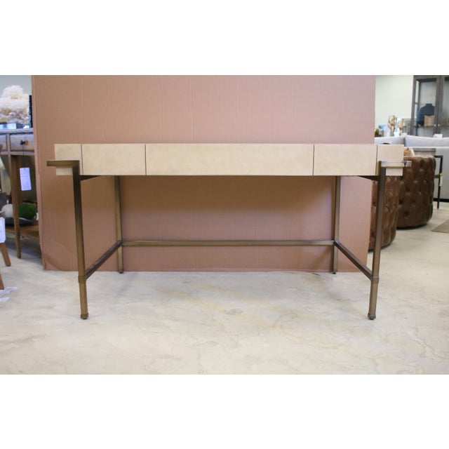 2020s Sligh Studio Designs Parchment Writing Desk For Sale - Image 5 of 11