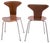 Set of Teak Desk Chairs, Denmark, 1950s For Sale