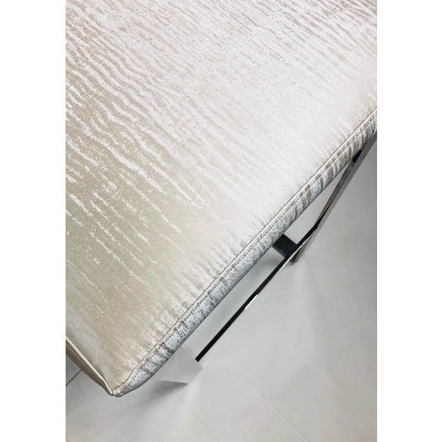 Contemporary Contemporary Century Furniture Stainless Steel Bar Stools - Set of 4 For Sale - Image 3 of 10