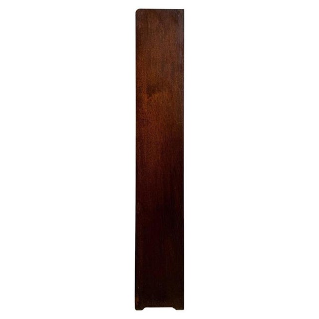 20th Century Edwardian English Oak Open Bookcase, 1890s For Sale - Image 10 of 12