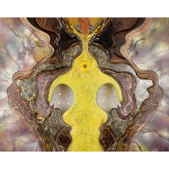 "The Clever Sentimentalist" Surrealist Relief Sculpture by Mickey “Kano” Kane For Sale In Monterey, CA - Image 6 of 7