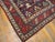Late 19th Century 1890s Blue Navy Geometric Tribal Antique Caucasian Kazak Rug 3'6"x 9'10" Handknotted Wool Carpet For Sale - Image 5 of 5