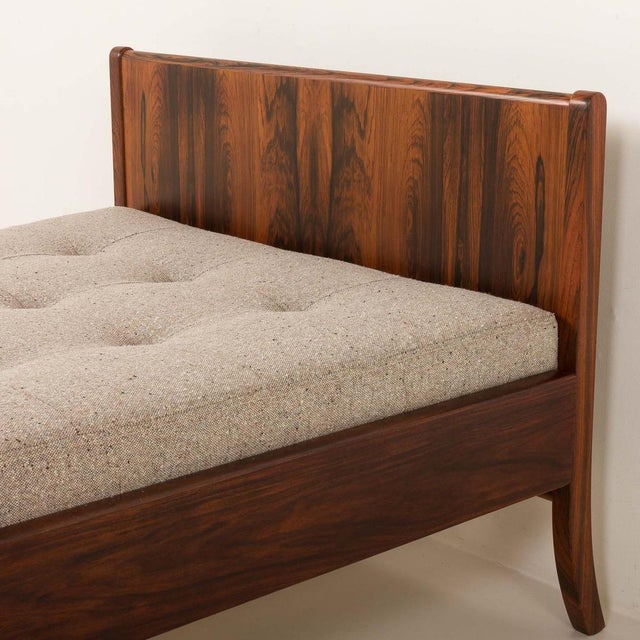 Beige Mid-Century Danish Rosewood Daybed by A. J. Iversen, 1960s For Sale - Image 8 of 14