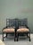 Vintage Palecek Medallion Back Rattan Chairs - Set of 4 For Sale - Image 11 of 15