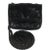 Black Crinkled Calfskin Matelasse Micro Niki Airpods Case For Sale