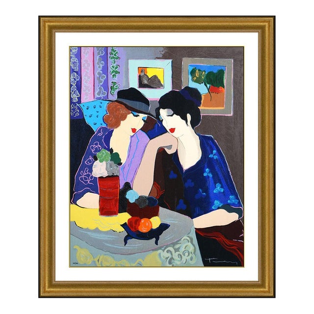 Late 20th Century Duo In Reflection, Itzchak Tarkay For Sale