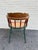 Shabby Chic Vintage 20th Century Barrel Back Cane Seat Captain Chair For Sale - Image 3 of 12