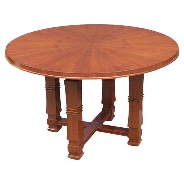 1940s Mid-20th Century Round Side Table France For Sale - Image 5 of 18
