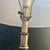 Metal Vintage Stiffel Pewter Barley Twist Candlestick Lamps With Shades - A Pair - Newly Rewired For Sale - Image 7 of 12