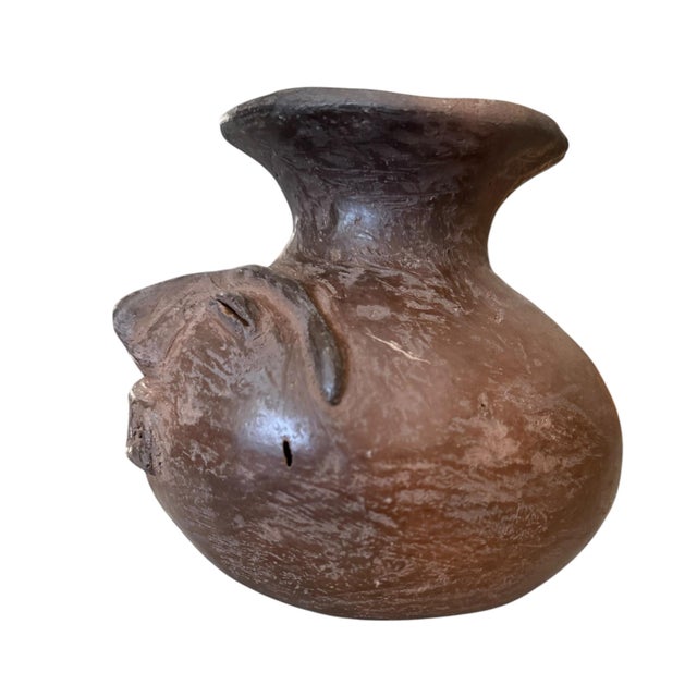 Vintage Anthropomorphic Earthenware Effigy Vessel For Sale In Los Angeles - Image 6 of 11