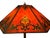 Antique 1910s Edward Miller Table Lamp With Original Copper Finish, 1920s Orange and Gold Mica Shade With Rewired Pullchain Socket For Sale - Image 13 of 18