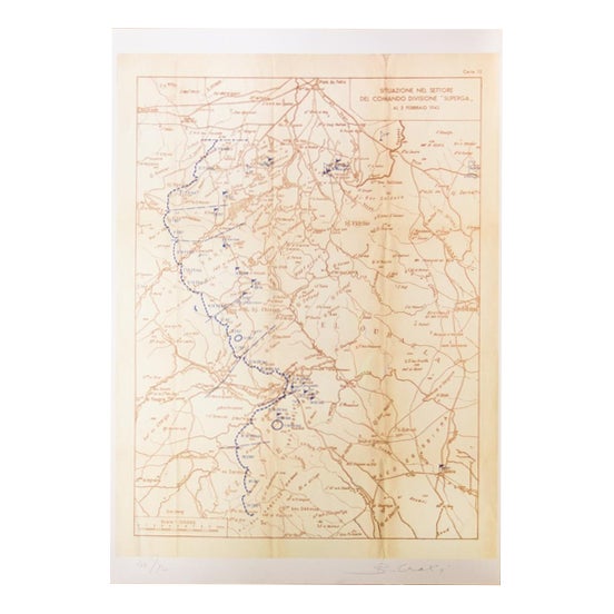 Bettino Craxi, The State of Forces Opposed in Tunisia, Photolithograph, 1997 For Sale