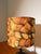 Vintage Table Lamp with Original Autumn Leaf Shade For Sale - Image 4 of 6