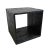 Modern Ebony Teak Wood Box Side Table For Sale - Image 9 of 9