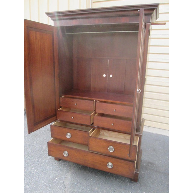 Ethan Allen Newport Clothing Armoire Chairish