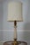 Age: Approx: 20 Years Old Details: Quality Construction Nice Alabaster Column Center Brass Base Condition: Excellent...